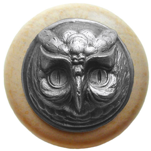Wise Owl Natural Wood Knobs