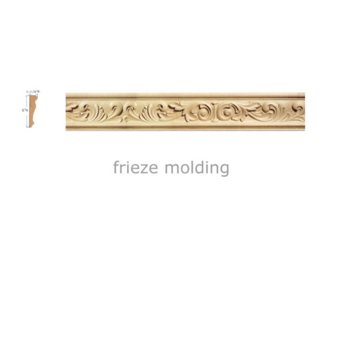 carved wood frieze molding