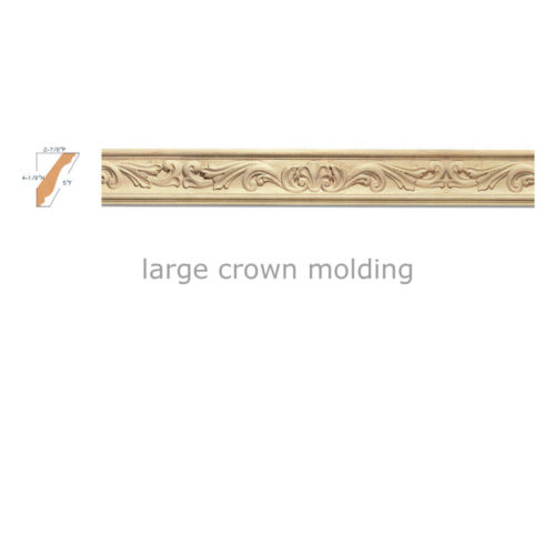carved wood crown molding
