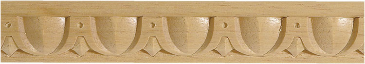 Carved Wood Panel Molding