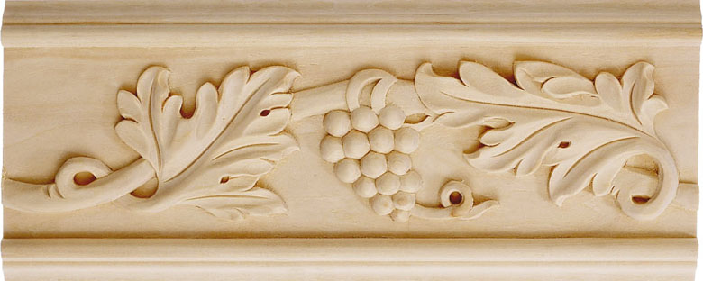 Sonoma Hand-Carved Frieze - maple wood