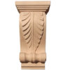 Lexington wood corbels are carved in a deep relief with classic acanthus leaf design. On the sides corbel has a graceful scrolls with rosette centers and leaf design