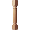 Reed kitchen island legs are hand-carved from premium selected hardwood