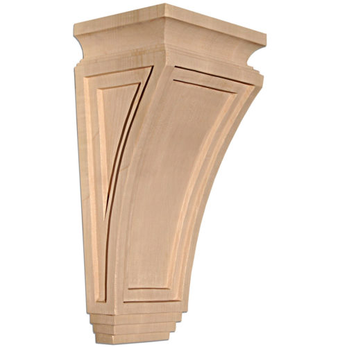 New York wooden corbels are masterfully carved from premium selected hardwood