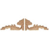 Springfield wood carvings are hand crafted from premium selected North American hard maple, alder, cherry and red oak. Wood carving features carved in deep relief elegant leaf scrolls motif