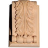 Madison wood bracket has a beautiful traditional carved in a deep relief acanthus leaf motif. On the sides bracket has a graceful curves and classic leaf scrolls design