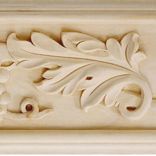 carved wood frieze