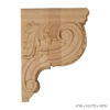 Enjoy the warmth and beauty of the simple Acanthus wood bracket.